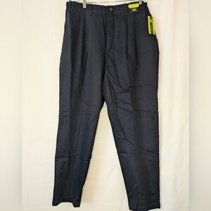 Lee Feel Good Khaki Pants Women's Size 18W Navy Blue Comfort Waist